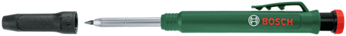 Afbeelding laden in galerijviewer, Bosch groen diepgatmarkeerpotlood + 6-delige stiftset | multicolor - 1600a033bm