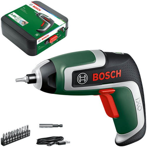 Load image into Gallery viewer, Bosch groen ixo 7 accu schroevendraaier | 3,6 v | 2,0 ah | 5,5 nm | incl. 10-delige bitset | in opbergbox - 06039e0000