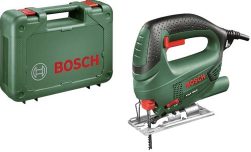 Load image into Gallery viewer, Bosch groen pst 650 decoupeerzaag | 500w - 06033a0700
