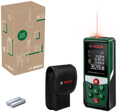 Afbeelding laden in galerijviewer, Bosch groen bosch universaldistance 50c - laserafstandmeter - inclusief batterijen en opbergetui