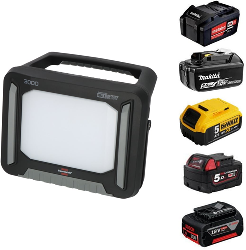 Load image into Gallery viewer, Brennenstuhl multi battery | led | accu bouwlamp | 3000 ma | 3150lm | ip65 1173700007