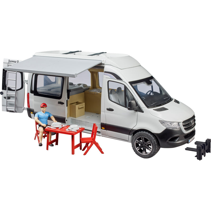 Load image into Gallery viewer, Bruder Mercedes Benz Sprinter Camper met chauffeur