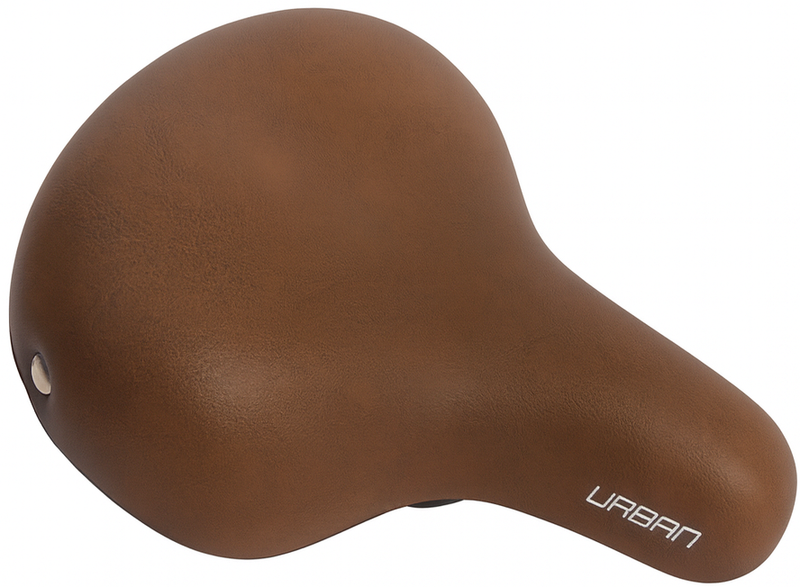 Load image into Gallery viewer, Edge fietszadel urban - mat donkerbruin (werkplaatsverpakking)