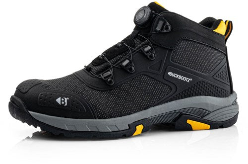 Afbeelding laden in galerijviewer, Buckbootz werkschoen tradez wheelz mid s1ps boa | zwart | maat 44 - 5055138026908