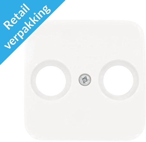 Laden Sie das Bild in Galerie -Viewer, Busch jaeger wit afdekplaat voor coax - 4695570