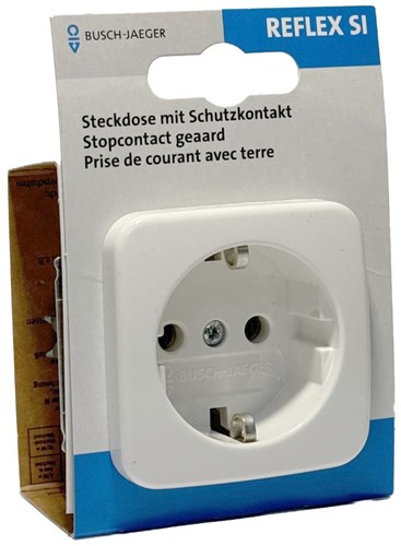 Laden Sie das Bild in Galerie -Viewer, Busch jaeger wit inbouw stopcontact ra - 4695500