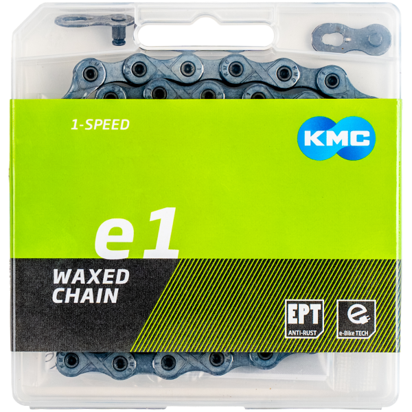 ギャラリービューアに画像をロードする, Kmc ketting e1 ept 110l single speed waxed zilver