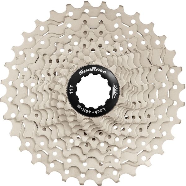Laden Sie das Bild in Galerie -Viewer, SunRace csrs3 cassette 11 speed 11-28t. zilver metallic in box