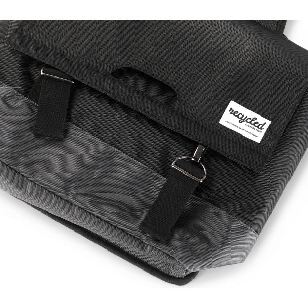 Load image into Gallery viewer, Urban Proof Dubbele Fietstas 55L Zwart Grijs - Gerecycled RPET