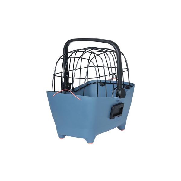 Load image into Gallery viewer, Basil Buddy KF - hondenfietsmand - voorop - faded denim
