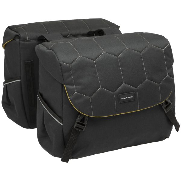 Load image into Gallery viewer, Mondi Joy Dubbele Fietstas - Zwart - Waterafstotend - 38L