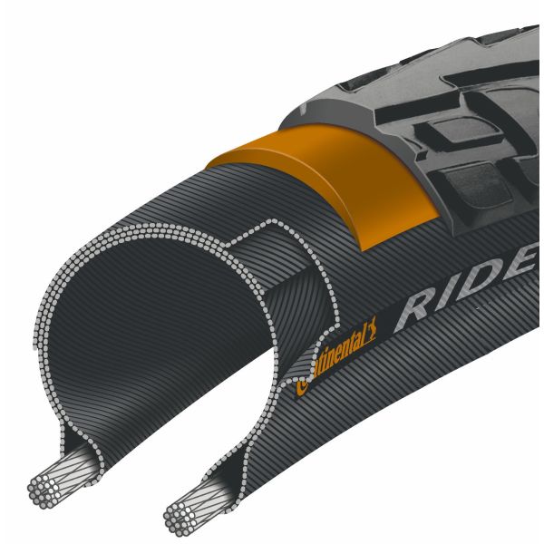 Load image into Gallery viewer, Buitenband Continental Ride Tour 24 x 1.75 47-507 - zwart