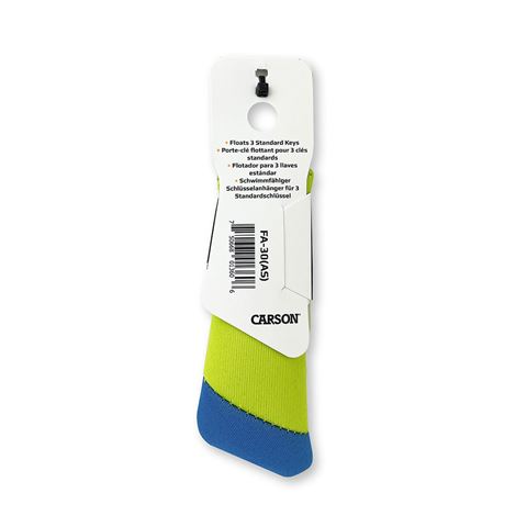 Load image into Gallery viewer, Carson drijvende sleutelhanger voor 3 sleutels - groen blauw