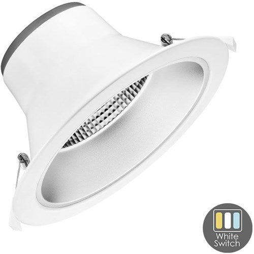 Chargez l'image dans la visionneuse de la galerie, Enzo cct led downlighter wit reflector 15w tri-white dimbaar - led2509