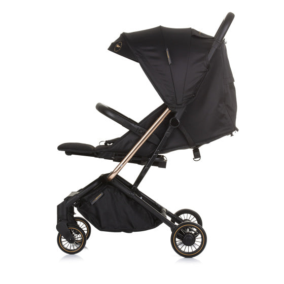 Load image into Gallery viewer, Chipolino Bijou Opvouwbare Buggy Obsidian Black