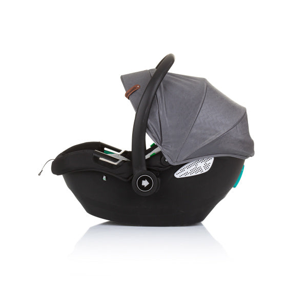 Load image into Gallery viewer, Chipolino duo autostoel 40-87 cm groep 0+ silver grijs zwart