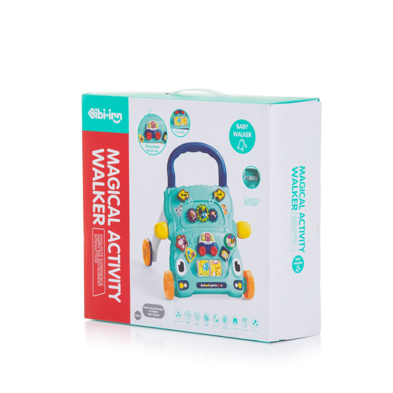 Load image into Gallery viewer, Chipolino funny animals loopwagen met speelauto muziek blauw