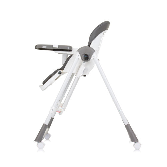 Load image into Gallery viewer, Chipolino milk shake 2-in-1 kinderstoel schommelstoel granite grijs wit
