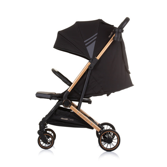 Load image into Gallery viewer, Chipolino pixie opvouwbare buggy obsidian gold zwart