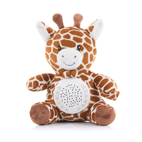 Load image into Gallery viewer, Chipolino pluche babyprojector knuffelgiraf met muziek licht