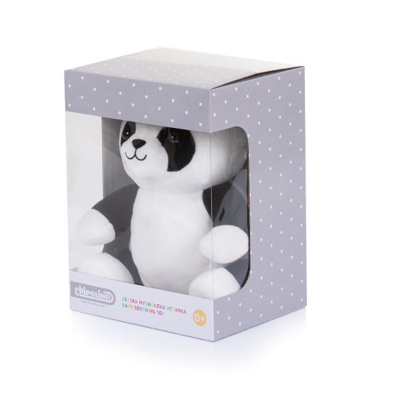 Load image into Gallery viewer, Chipolino pluche baby nachtlamp knuffelpanda met muziek licht