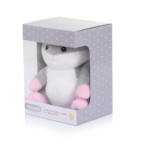Load image into Gallery viewer, Chipolino pluche baby nachtlamp knuffelkonijn met muziek licht