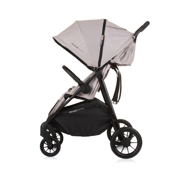 Load image into Gallery viewer, Chipolino top opvouwbare buggy voor 2 macadamia beige zwart