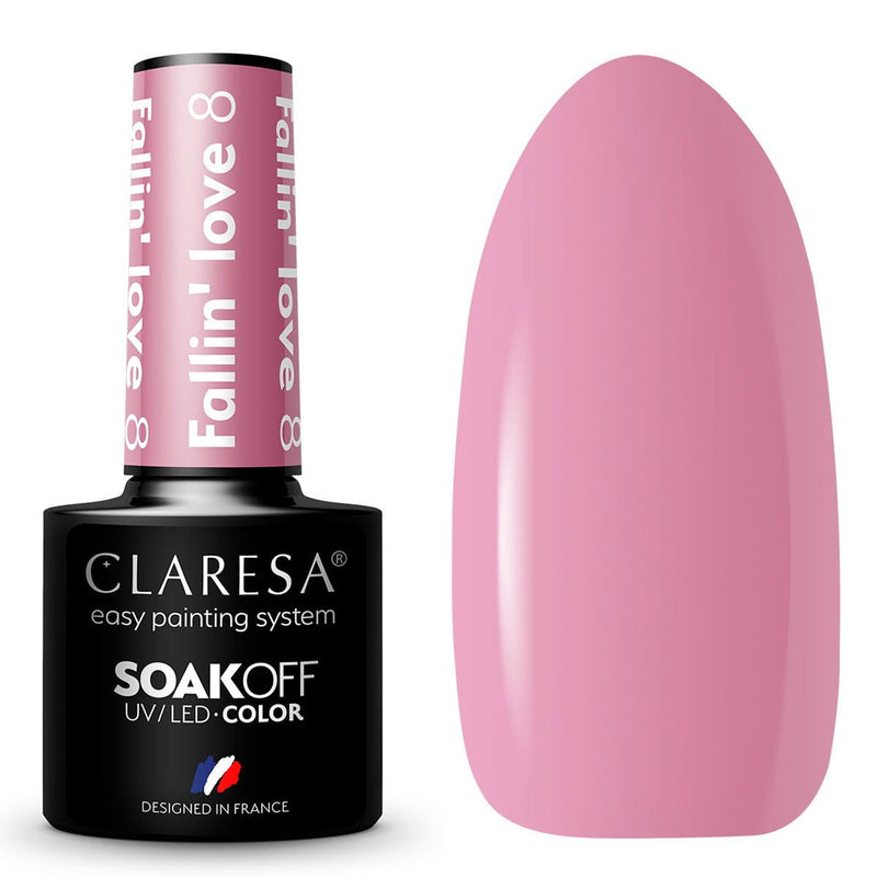 Load image into Gallery viewer, Claresa uv led gellak 5ml fallin' love 8