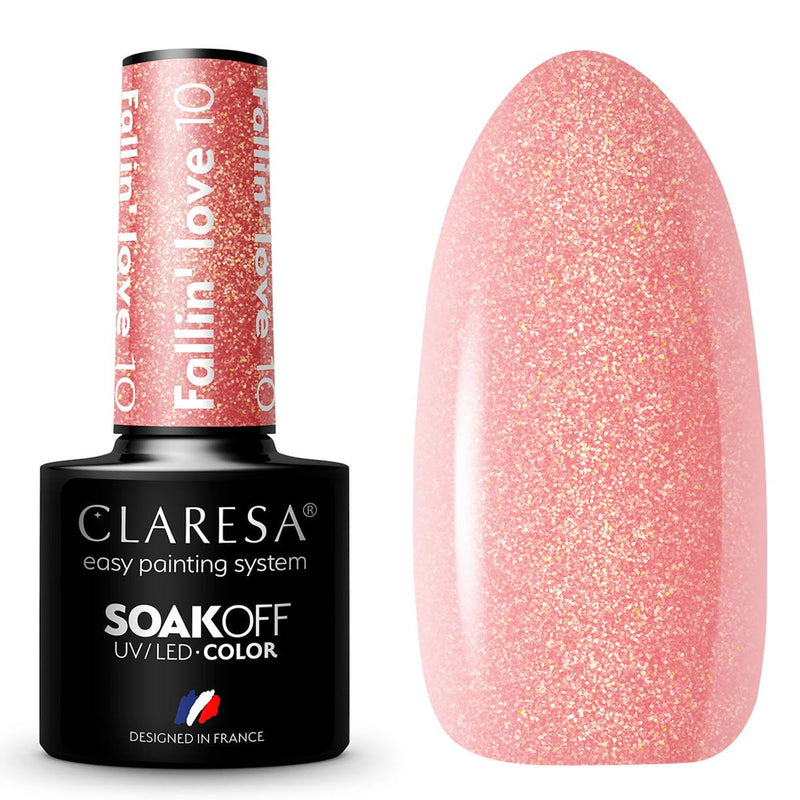 Afbeelding laden in galerijviewer, Claresa uv led gellak 5ml fallin' love 10