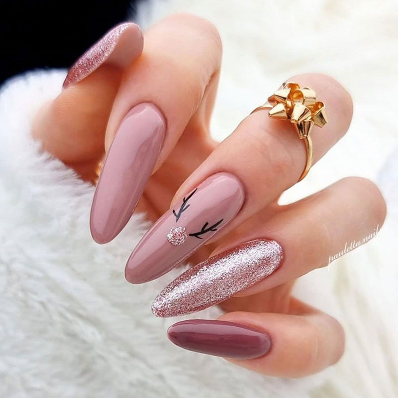 Load image into Gallery viewer, Claresa uv led gellak 5ml full glitter 4 cool pink