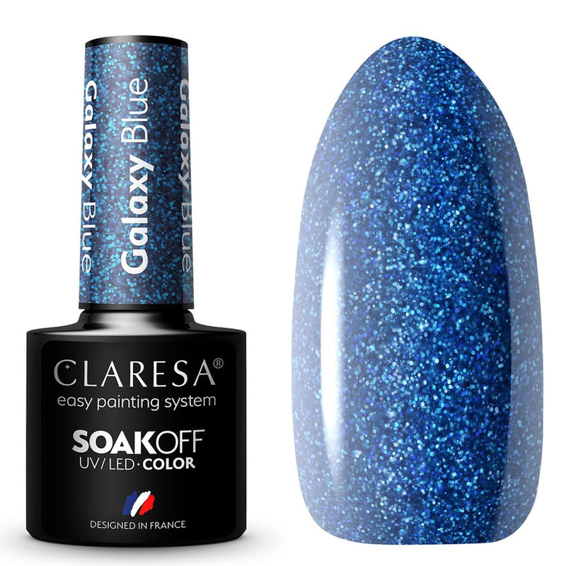 Load image into Gallery viewer, Claresa uv led gellak 5ml galaxy blue