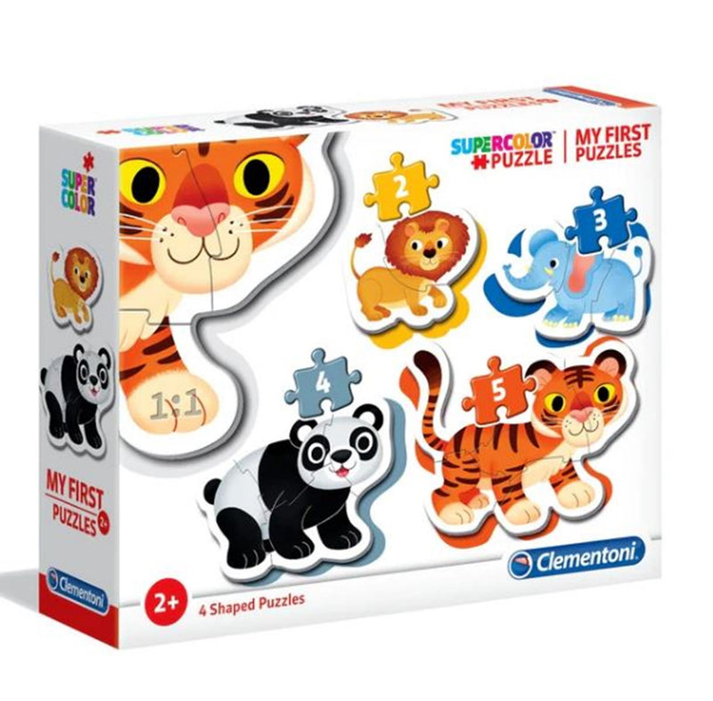 Load image into Gallery viewer, Clementoni my first puzzles wild animals