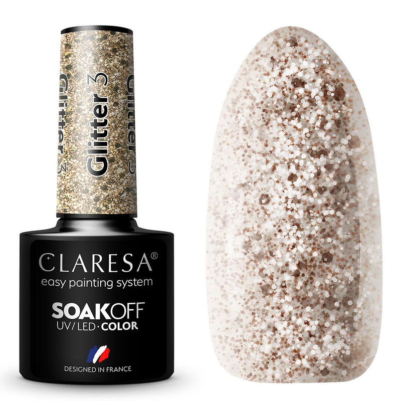 Load image into Gallery viewer, Claresa uv led gellak 5ml glitter 3