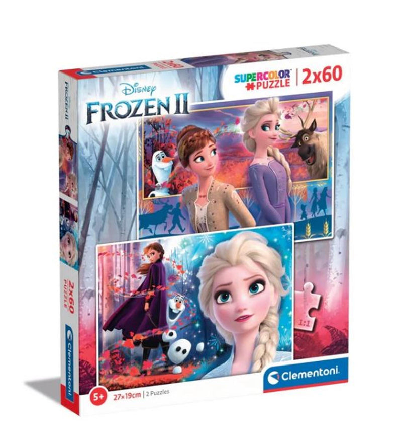 Load image into Gallery viewer, Clementoni puzzel 2x60pcs frozen 2