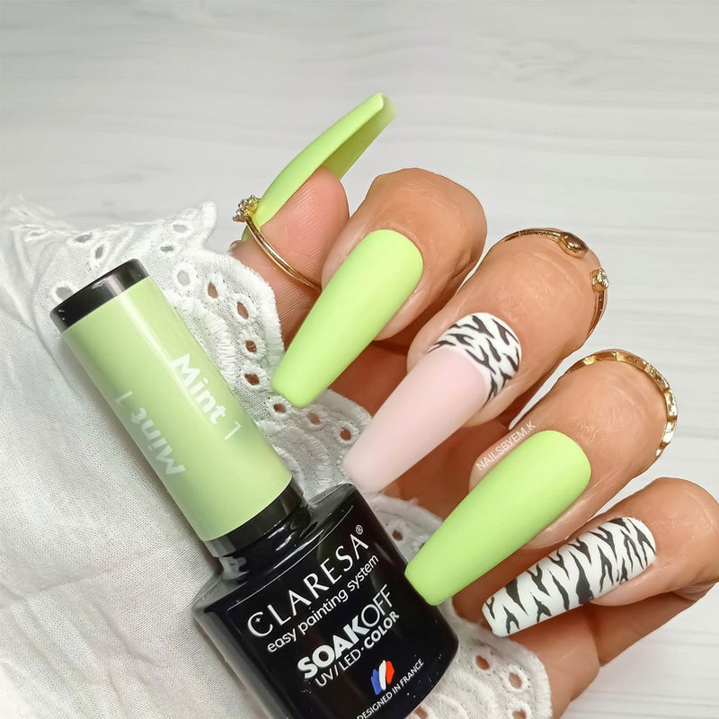 Afbeelding laden in galerijviewer, Claresa uv led gellak 5ml mint 1