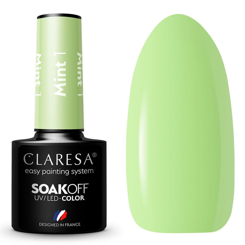Afbeelding laden in galerijviewer, Claresa uv led gellak 5ml mint 1