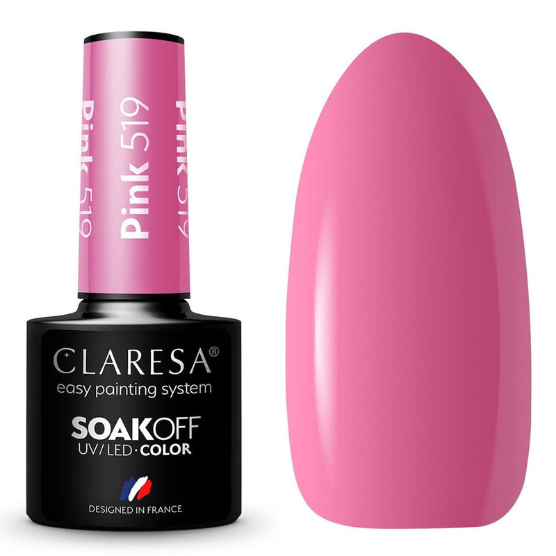 Load image into Gallery viewer, Claresa uv led gellak 5ml pink 519 sunny garden