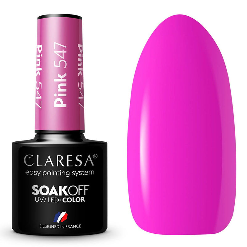 Afbeelding laden in galerijviewer, Claresa uv led gellak 5ml pink 547 sunny garden