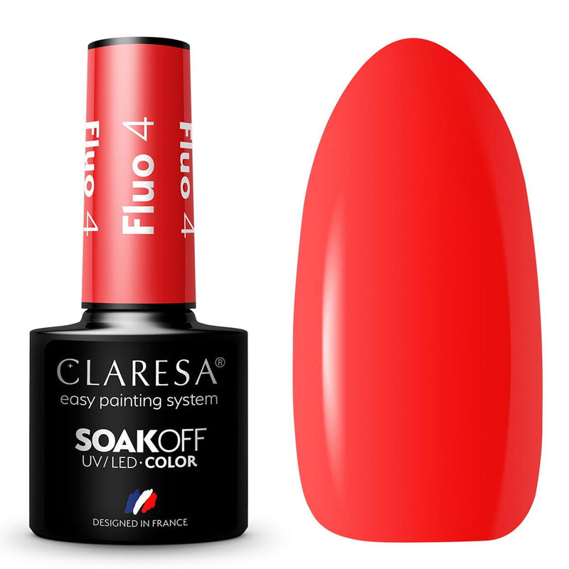 Afbeelding laden in galerijviewer, Claresa uv led gellak 5ml fluo 4