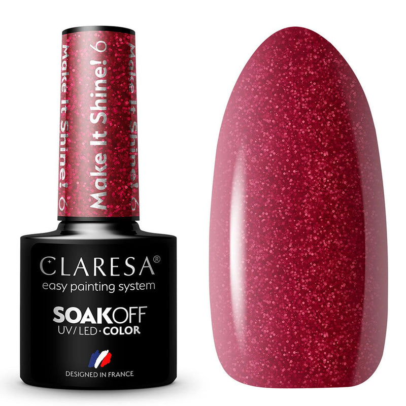 Load image into Gallery viewer, Claresa uv led gellak 5ml make it shine 6