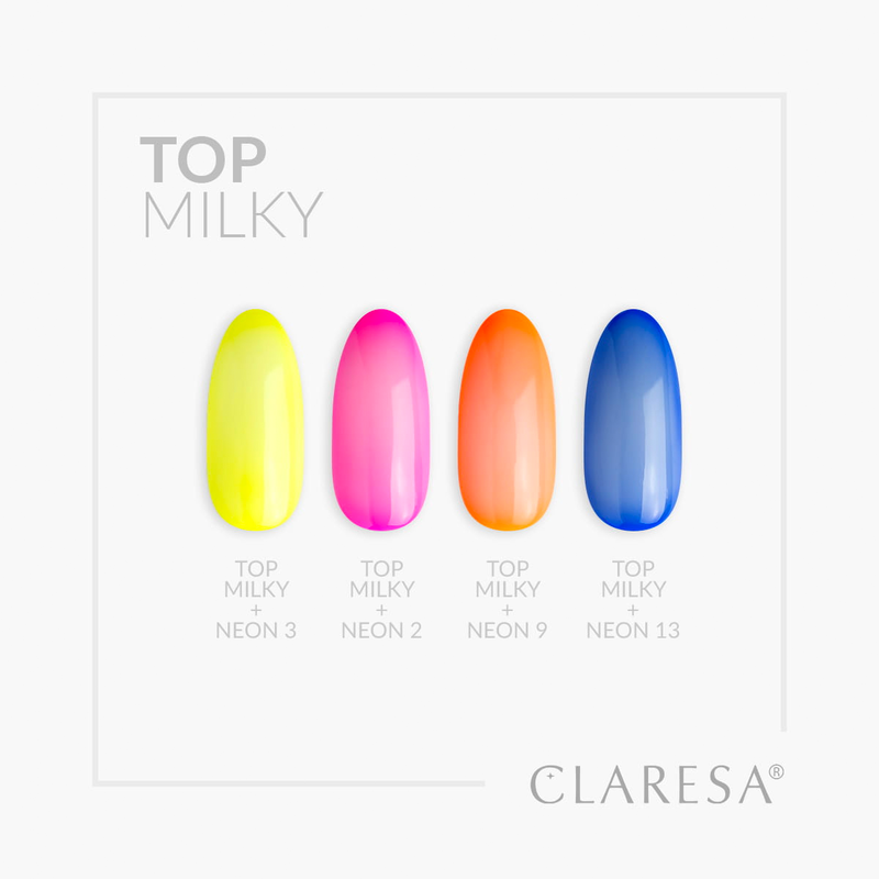 Afbeelding laden in galerijviewer, Claresa top coat milky no wipe 5ml