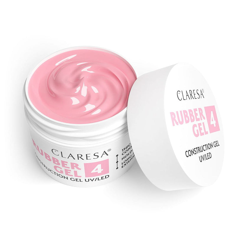 Load image into Gallery viewer, Claresa rubber gel 4 warm pink 45gr.