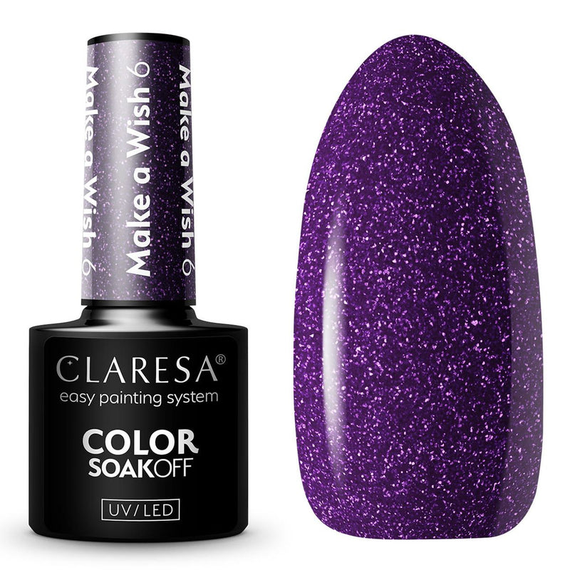 Afbeelding laden in galerijviewer, Claresa uv led gellak 5ml make a wish 6