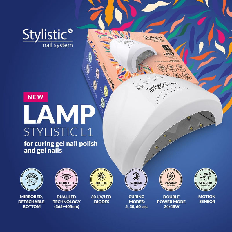 Load image into Gallery viewer, Stylistic l1 uv led lamp dual 48w wit