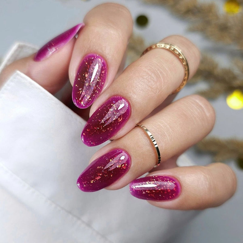 Load image into Gallery viewer, Claresa rainbow jello base coat amethyst 5ml