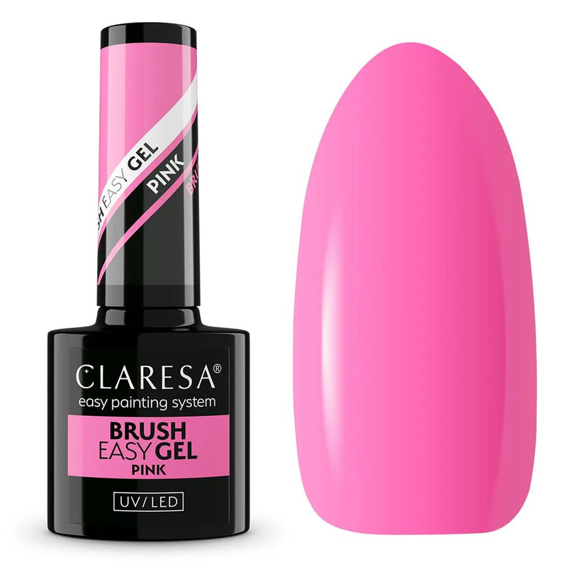 Load image into Gallery viewer, Claresa brush easy gel pink 5ml