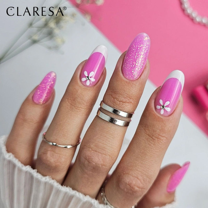 Afbeelding laden in galerijviewer, Claresa brush easy gel glitter pink 5ml