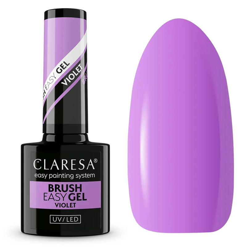 Afbeelding laden in galerijviewer, Claresa brush easy gel violet 5ml