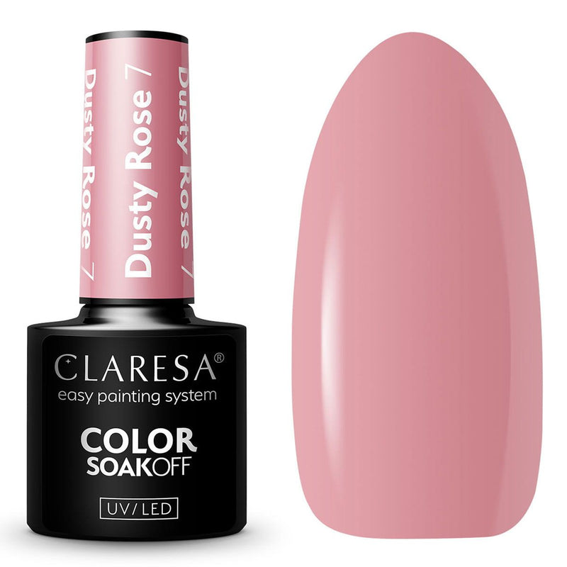 Afbeelding laden in galerijviewer, Claresa uv led gellak 5ml dusty rose 7