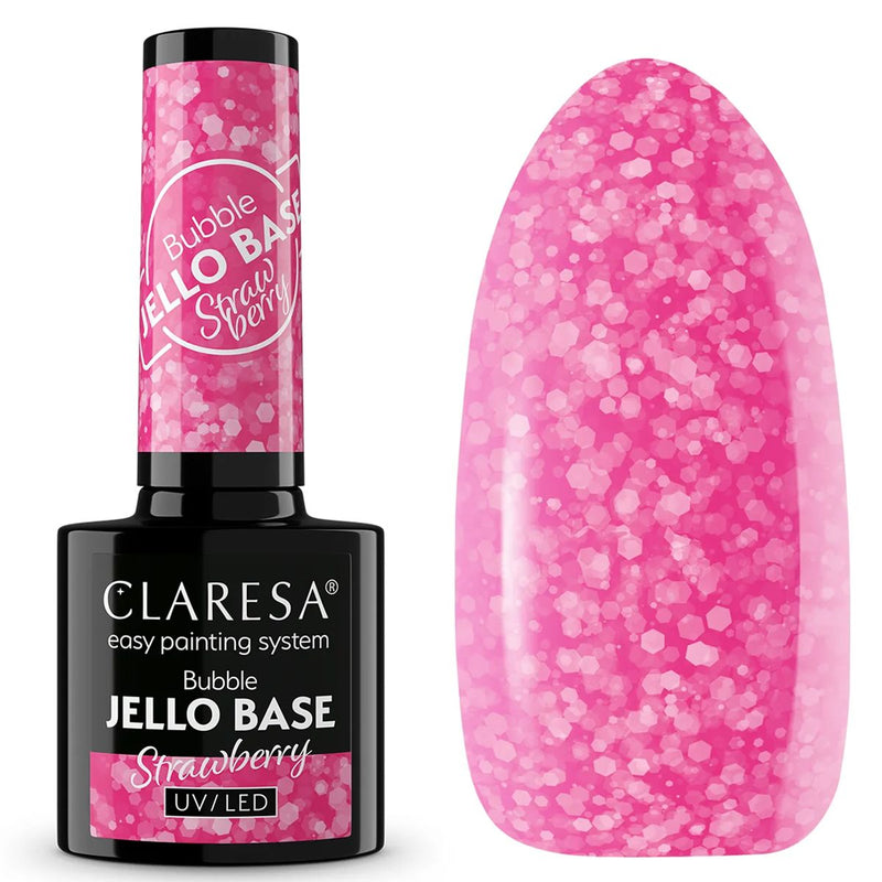 ギャラリービューアに画像をロードする, Claresa bubble jello base coat strawberry 5ml